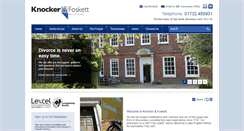 Desktop Screenshot of knocker-foskett.co.uk